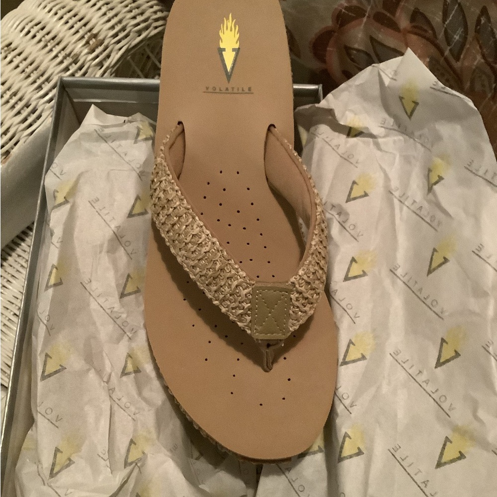 Nib Volatile Platform Sandal - image 1